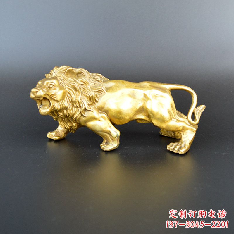 运城鎏金西洋狮子雕塑