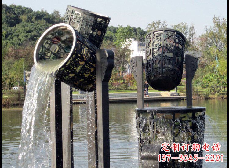 运城高贵典雅的铜雕喷泉