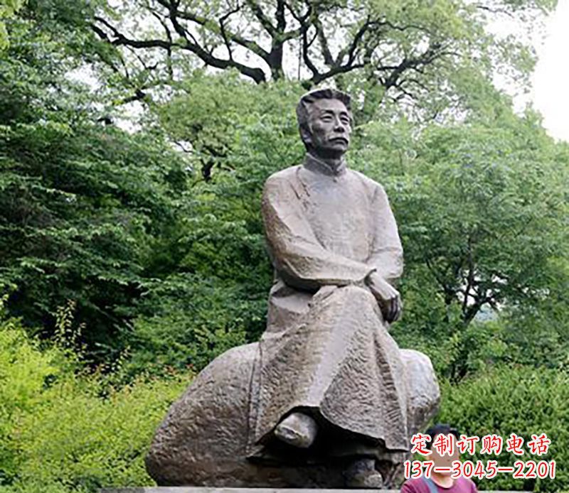 运城倾情打造鲁迅公园手工雕塑
