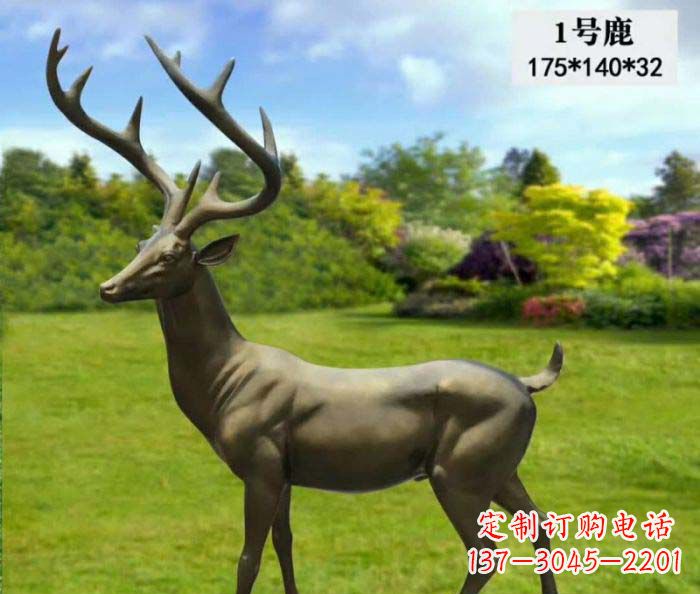运城鹿铜雕,尽显动物精髓