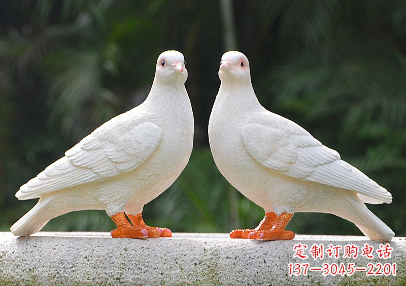 运城华丽和平鸽雕塑,缔造美好新世界