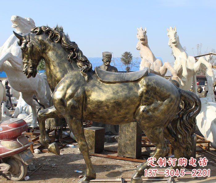 运城马动物铜雕塑——精致细腻的手工工艺