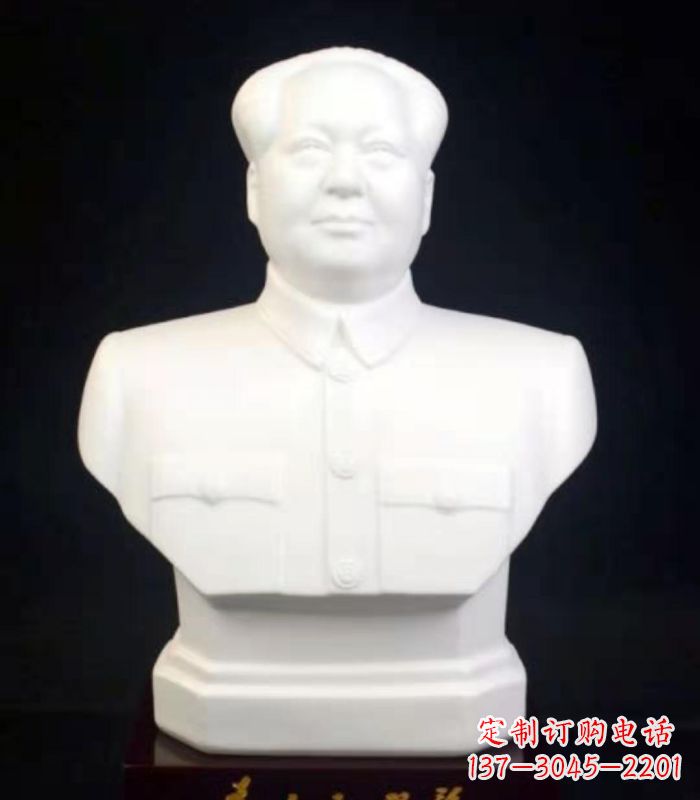 运城毛泽东伟人胸像石雕:永恒的传承