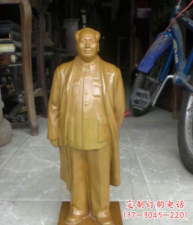 运城毛主席仿铜雕塑:唤醒历史的记忆