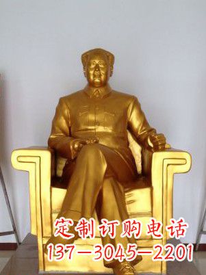 运城毛主席铜雕塑——艺术细节表达人民热爱