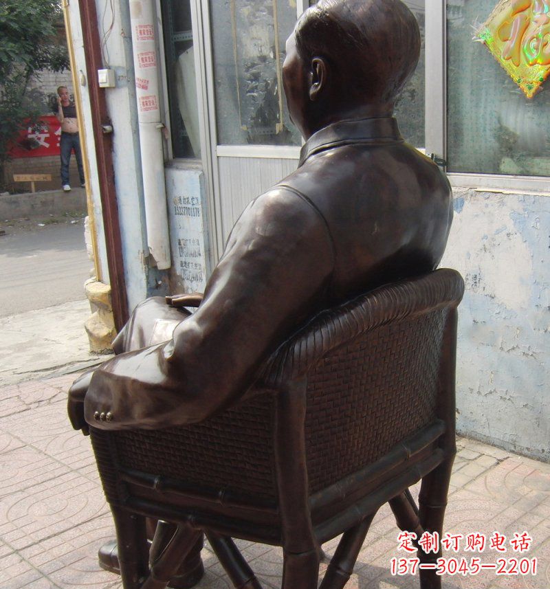 运城伟大领袖铜雕塑,缅怀毛主席伟大的一生