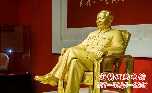 运城雕刻毛主席偉人銅像,傳遞壹代領袖偉大革命精神