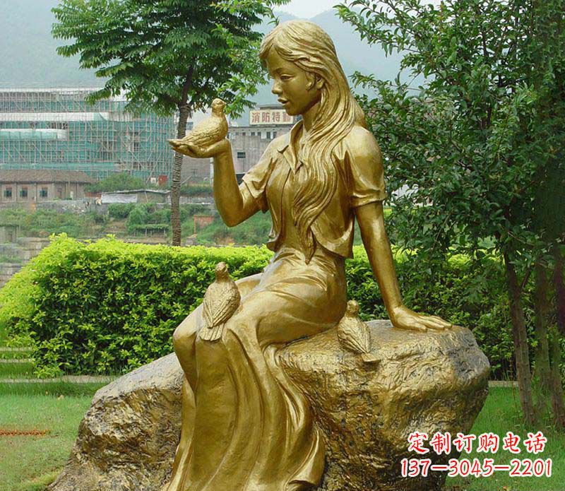 运城激发无限灵感的精美鸽子雕塑