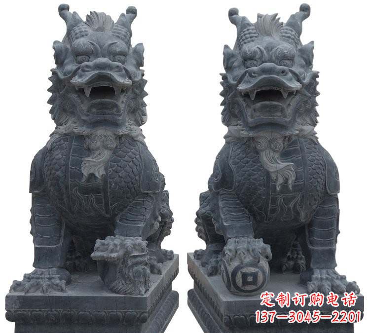 运城传统文化精灵--石雕麒麟