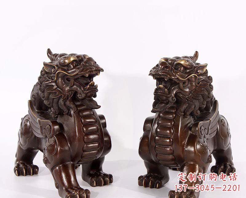 运城弘扬中国传统文化,神兽貔貅铜雕