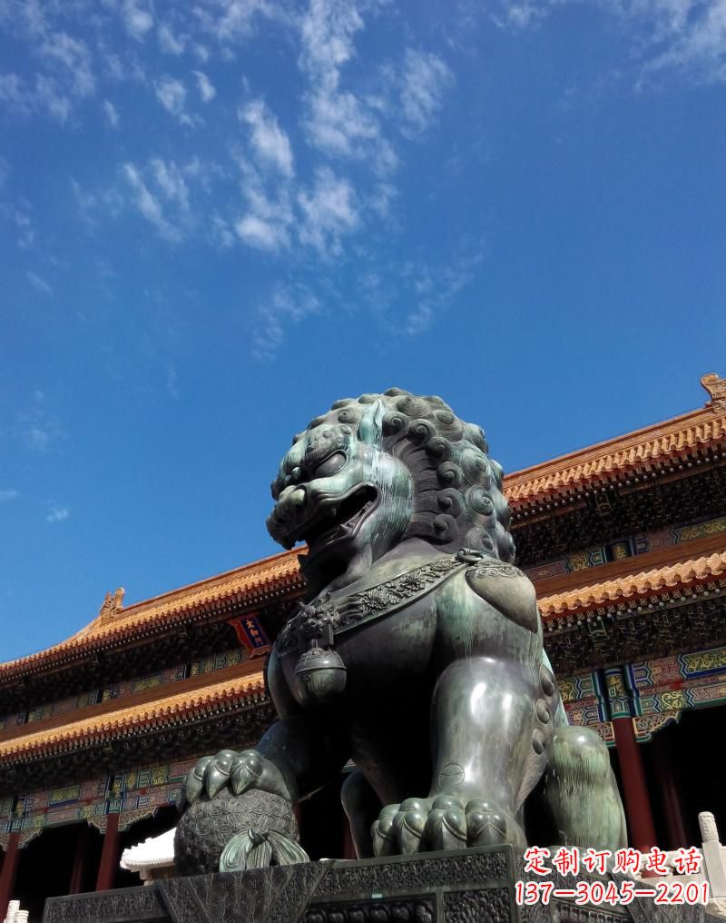 运城铜雕狮子,传承古典文化