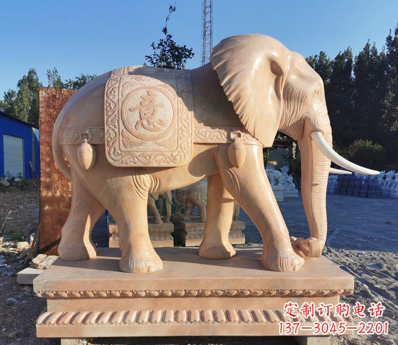运城南中领雕塑的大象雕塑