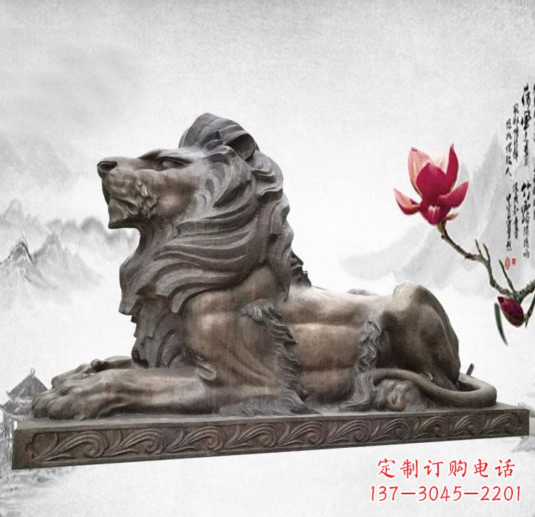 运城经典西洋欧式铜雕狮子