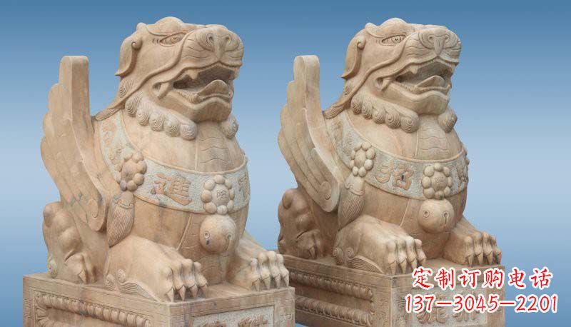 运城中领雕塑:传承古老传统,精心雕琢貔貅石雕