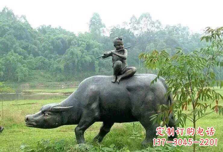 运城艺术精美的牧童铜雕