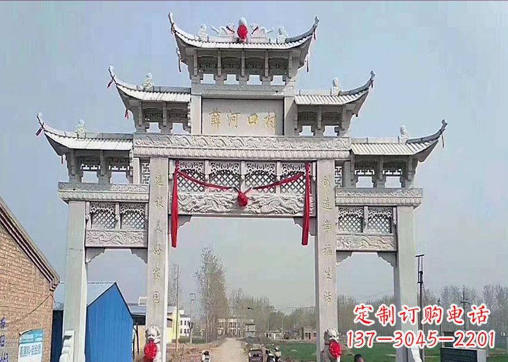 运城石牌坊雕塑,让您定制属于自己的雕塑!