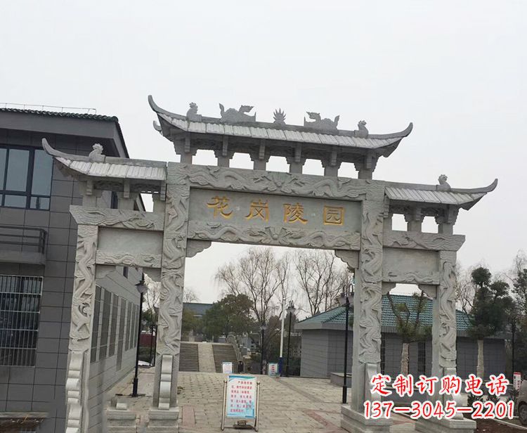 运城精美牌楼石雕,精致雕琢精美臻品