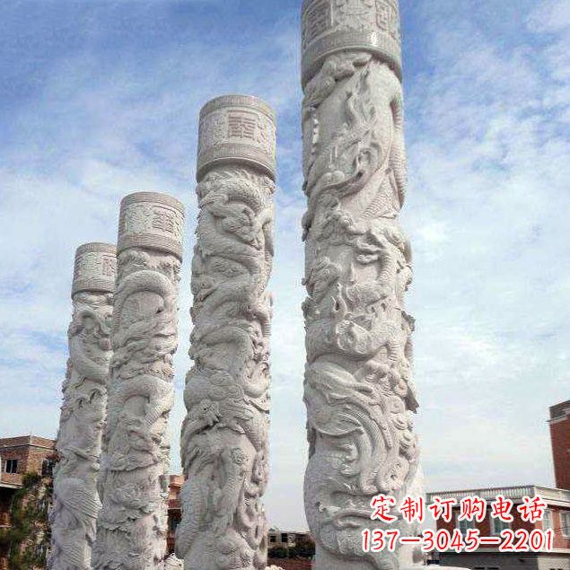运城精美石雕龙雕塑,释放神秘力量