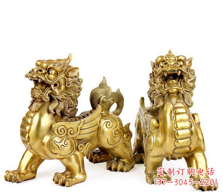 运城精美貔貅铜雕,精致雕塑,来自中领雕塑
