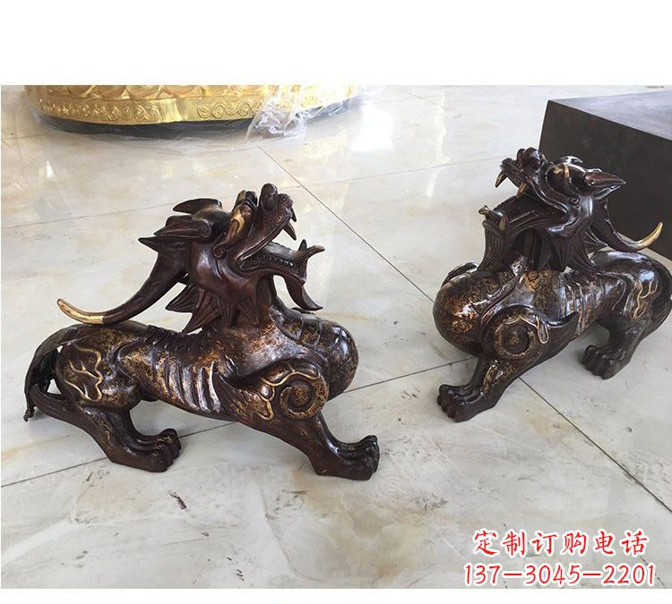 运城浙江中领雕塑:高质量貔貅铜雕像