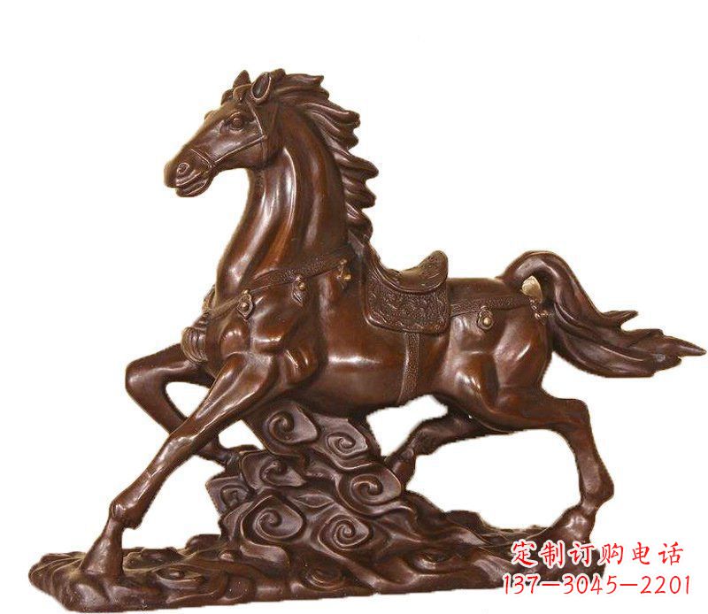 运城答案中领雕塑:精致马玻璃钢仿铜动物雕塑中…