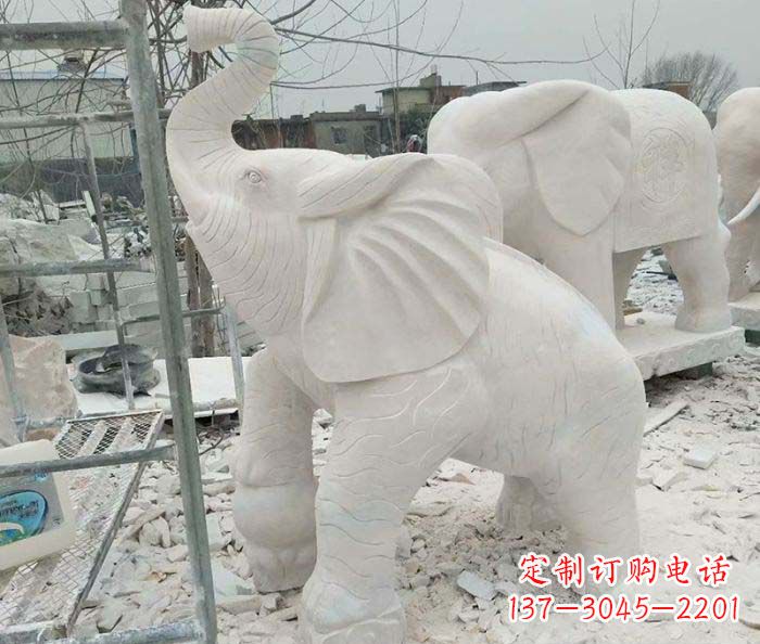 运城企业景观招财大象雕塑
