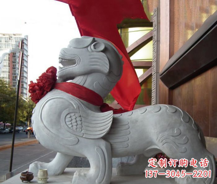运城中领雕塑的貔貅石雕,祈福安康守护您的家
