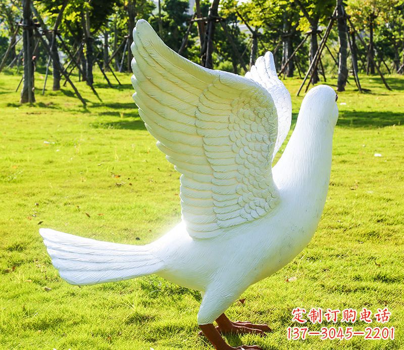 运城以和平鸽为灵感,用雕塑记录世界和平