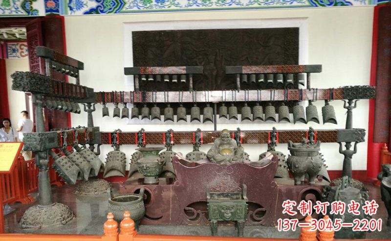 运城编钟古典铜雕,灵魂之声传承