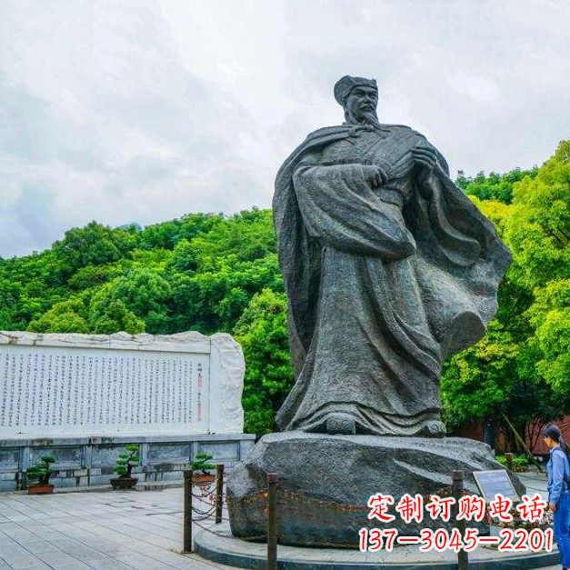 运城汇聚历史荣光——中领雕塑诸葛亮雕塑