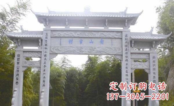运城让精美的牌坊雕塑为您打造精美环境