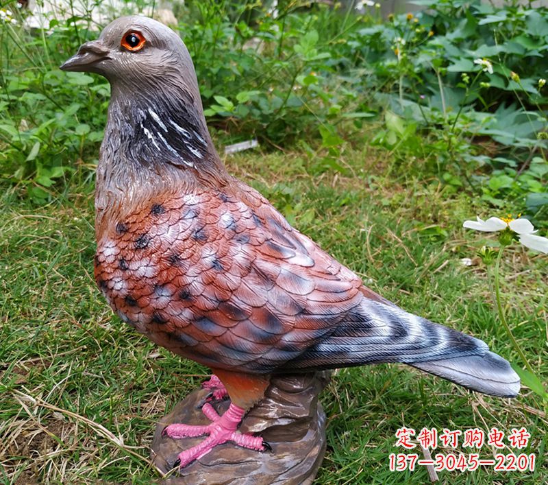 运城中领雕塑推出:传递和平象征的和平鸽雕塑
