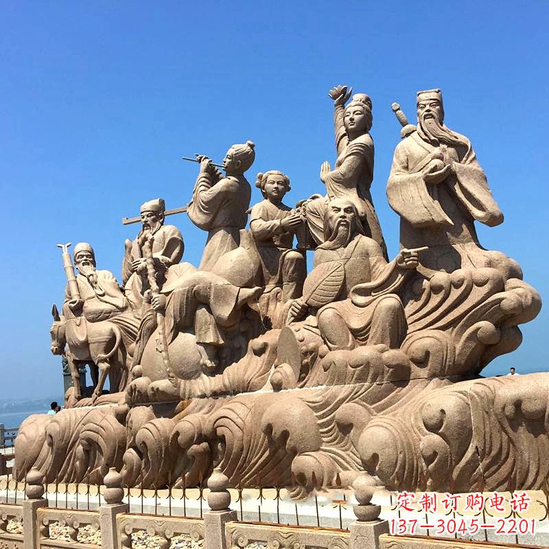 运城神秘八仙,精美石雕让你留恋