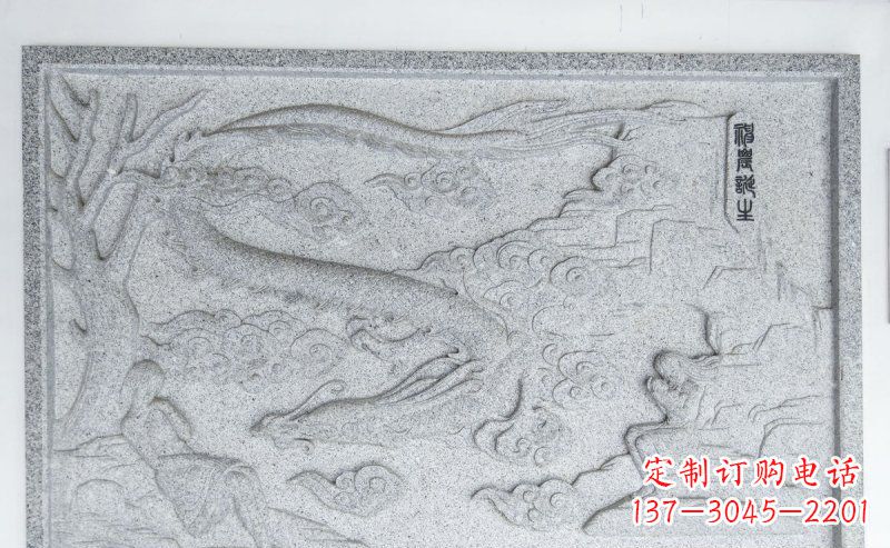 运城大理石龙雕塑,神有其形