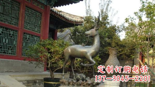 运城神鹿寺庙铜雕动物定制