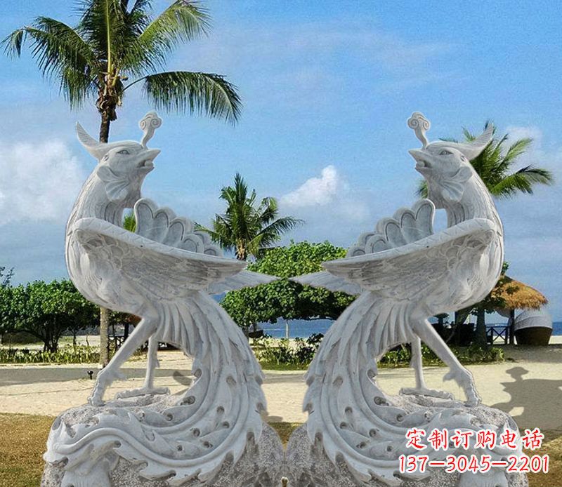 运城精美凤凰石雕,让你的空间闪耀光芒