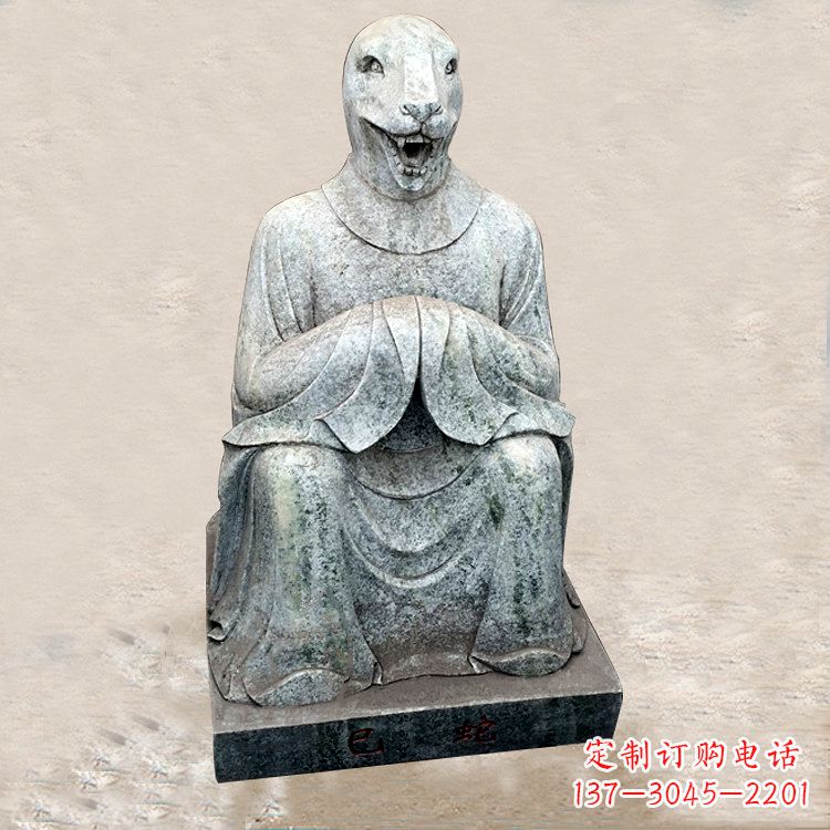 运城精美的生肖蛇兽雕塑