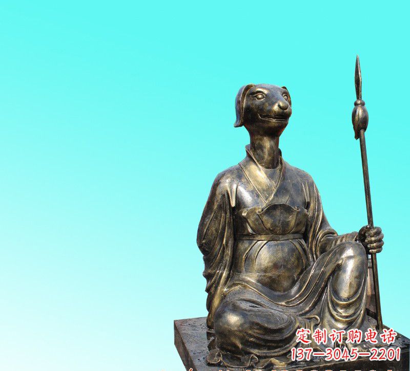 运城精美十二生肖坐式铜雕