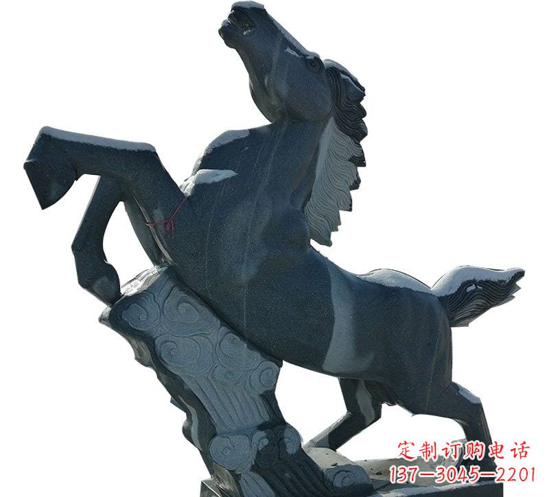 运城中领雕塑的高精度石质马雕塑,是由于其精美…