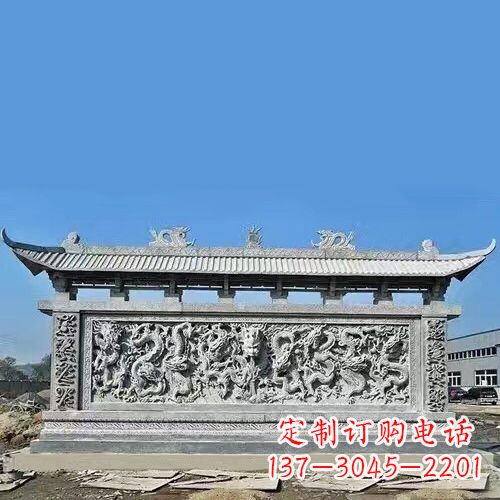 运城石雕浮雕影壁塑——高雅时尚的室内艺术装饰