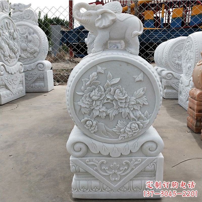 运城精美门墩雕塑,增添独特气质