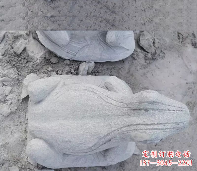 运城石雕青蛙雕塑