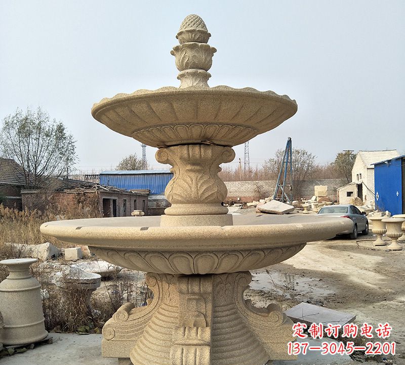 运城石雕小鱼喷泉