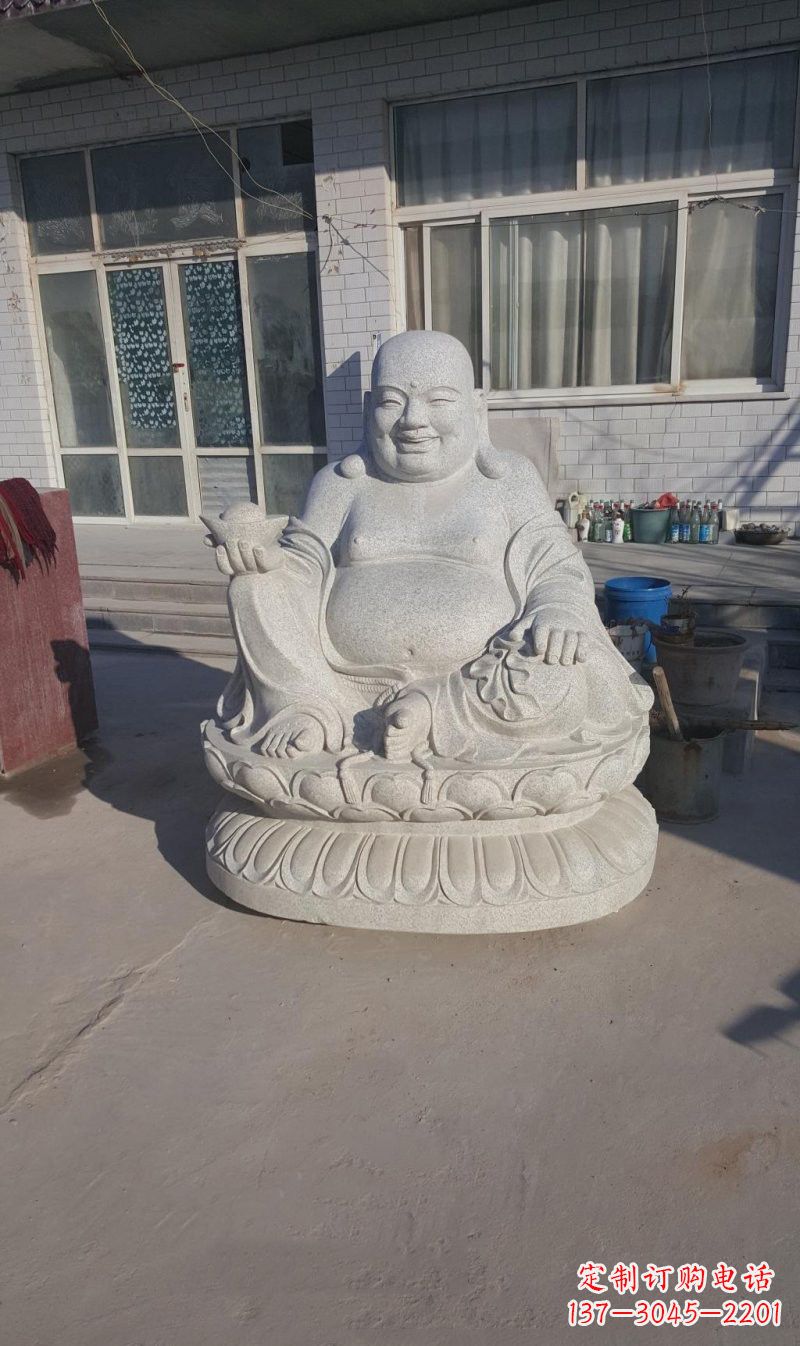 运城石雕坐式弥勒佛