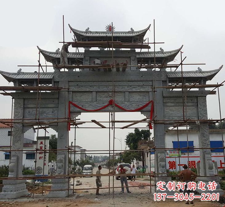 运城石牌坊雕塑