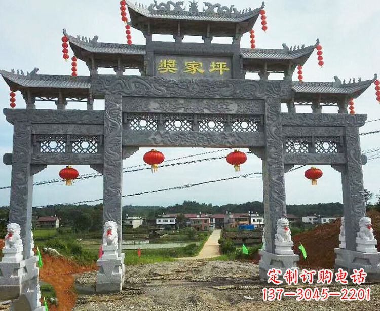 运城石牌坊石雕