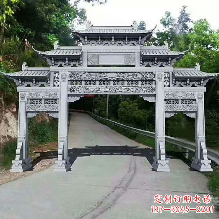 运城石牌楼青石牌坊