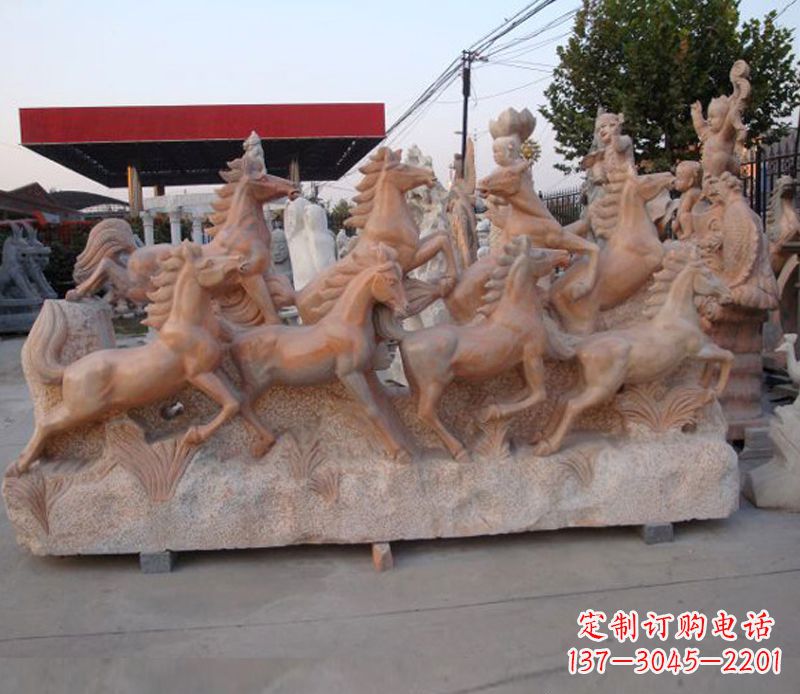 运城石头奔马雕塑