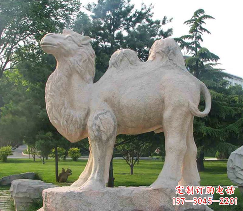 运城石头骆驼雕塑