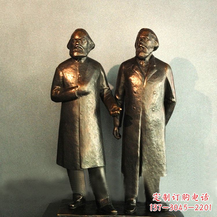 运城世纪伟人马克思和恩格斯雕塑